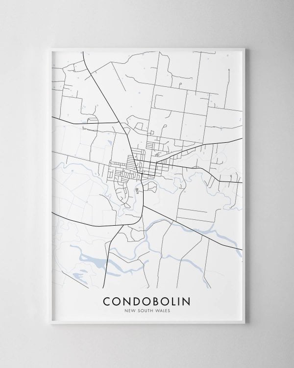 Condobolin NSW Map Print
