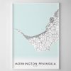 Mornington Peninsula Map Print