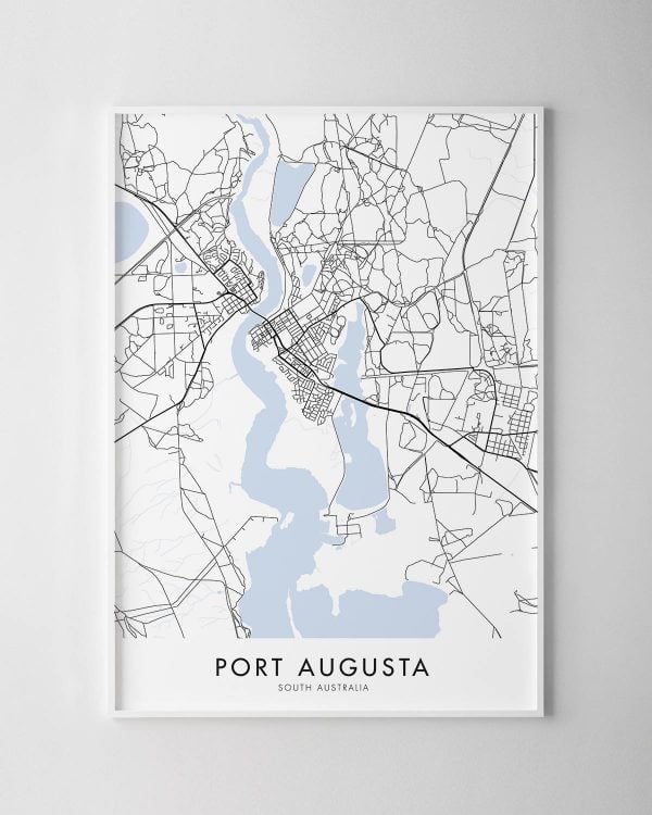 Port Augusta SA Map Print