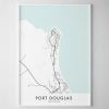 Port Douglas Map Print