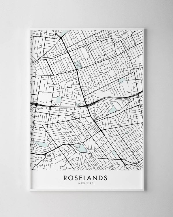 Sydney – Roselands Map Print