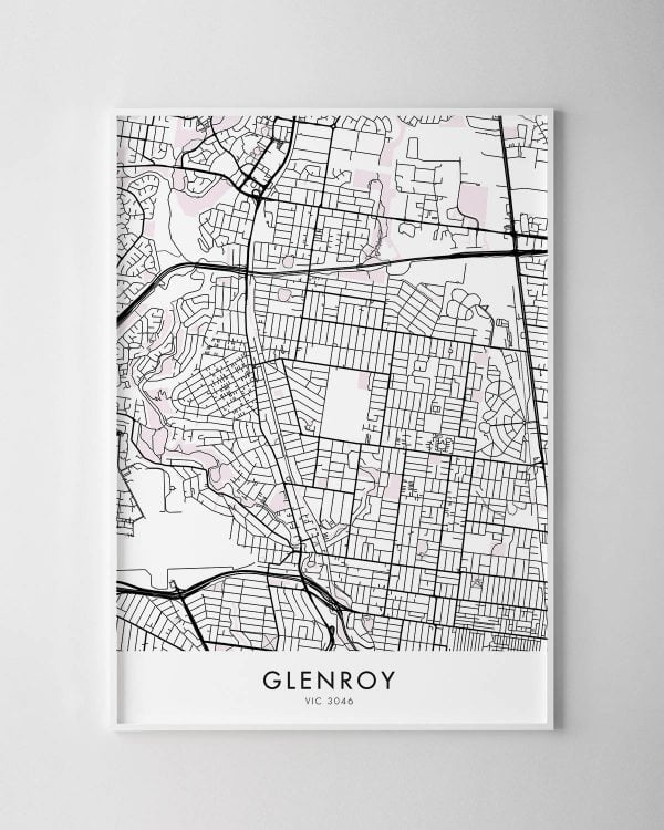 Melbourne – Glenroy Map Print