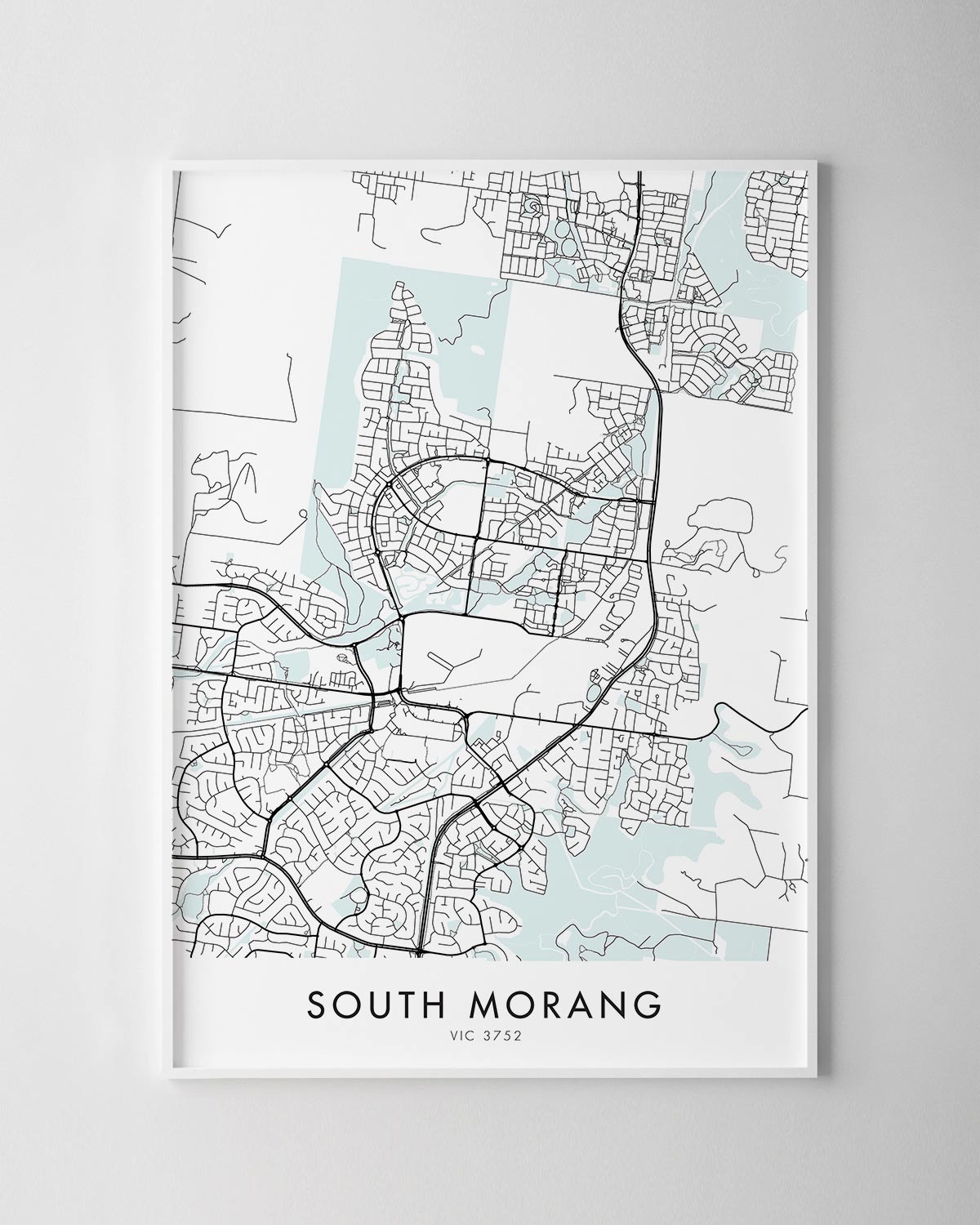 Map Of South Morang Melbourne – South Morang Map Print - Chelsea Chelsea