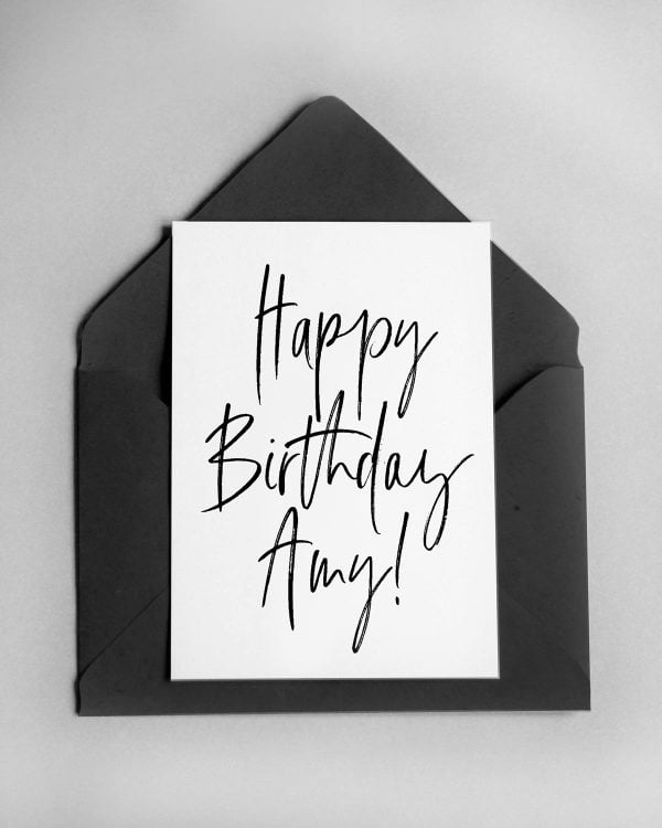 Personalised Birthday Card