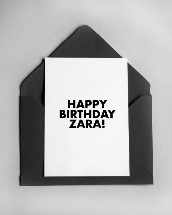 Personalised Birthday Card