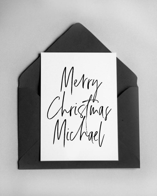 Personalised Christmas Card