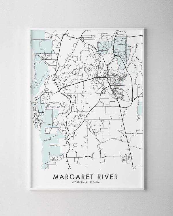 Margaret River Map Print