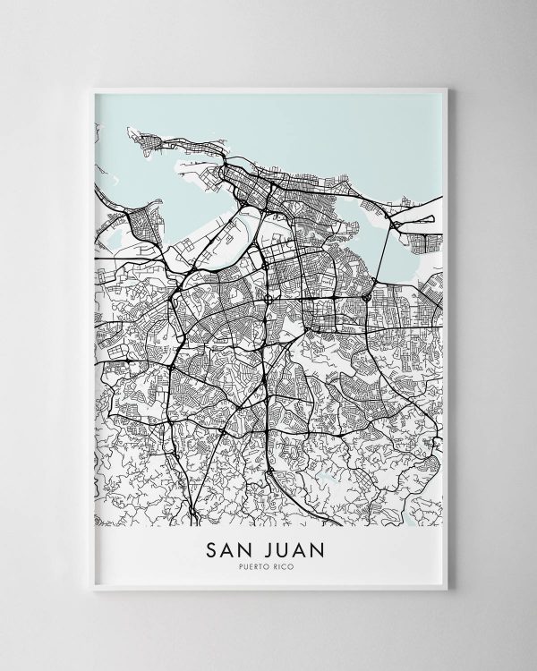 San Juan Map Print