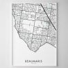 Melbourne – Beaumaris Map Print