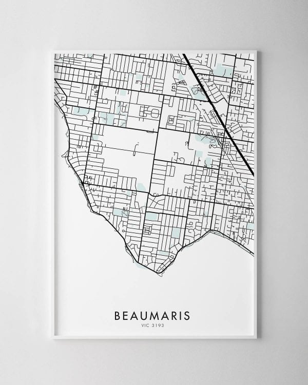 Melbourne – Beaumaris Map Print