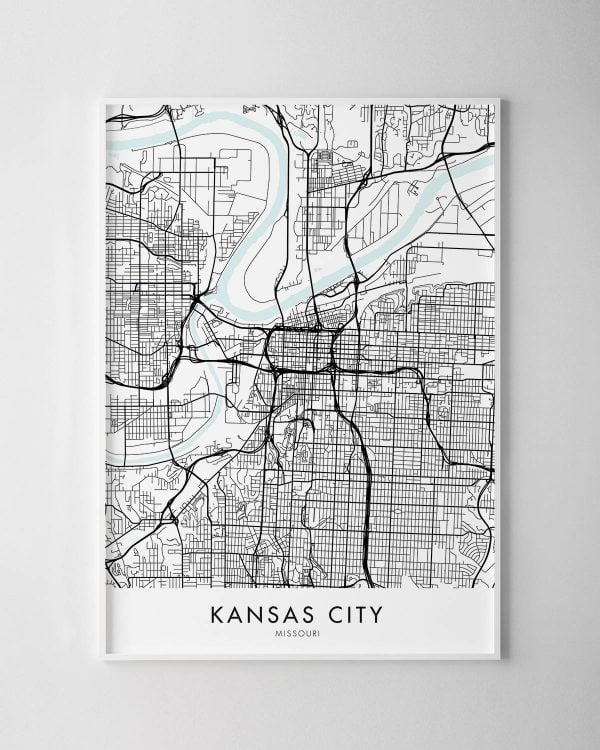 Kansas City Map Print