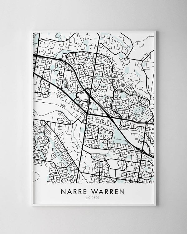 Melbourne – Narre Warren Map Print