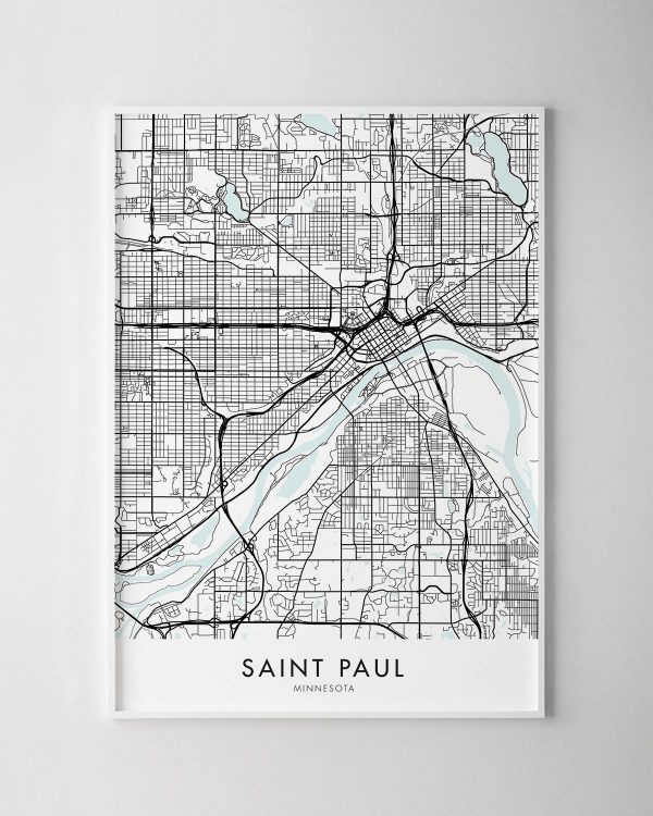 Saint Paul Map Print
