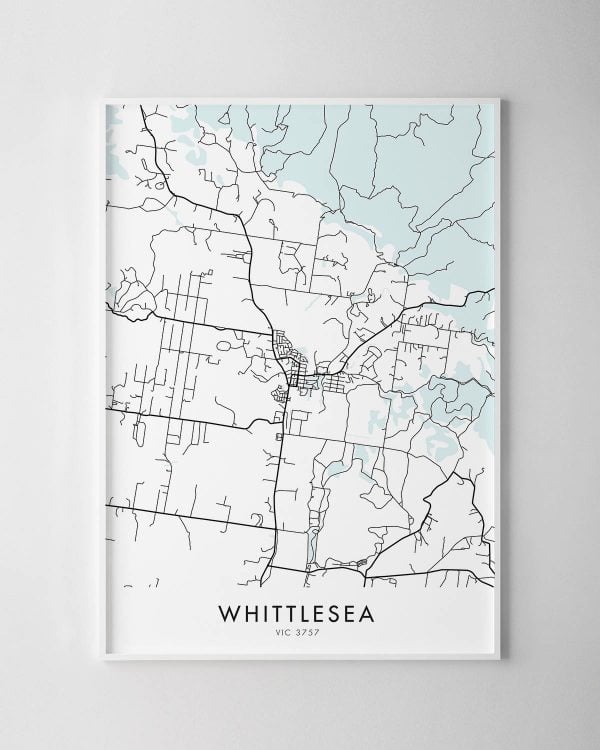 Melbourne – Whittlesea Map Print