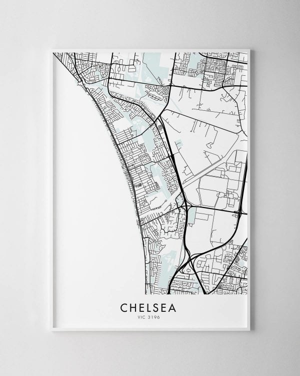 Melbourne – Chelsea Map Print