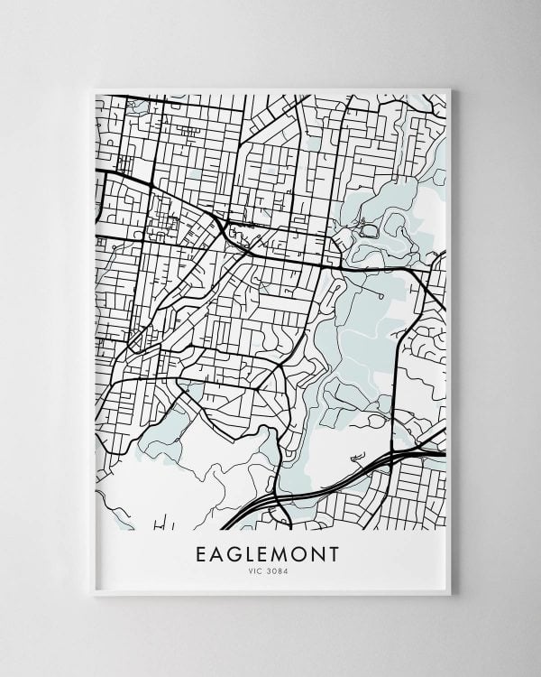 Melbourne – Eaglemont Map Print