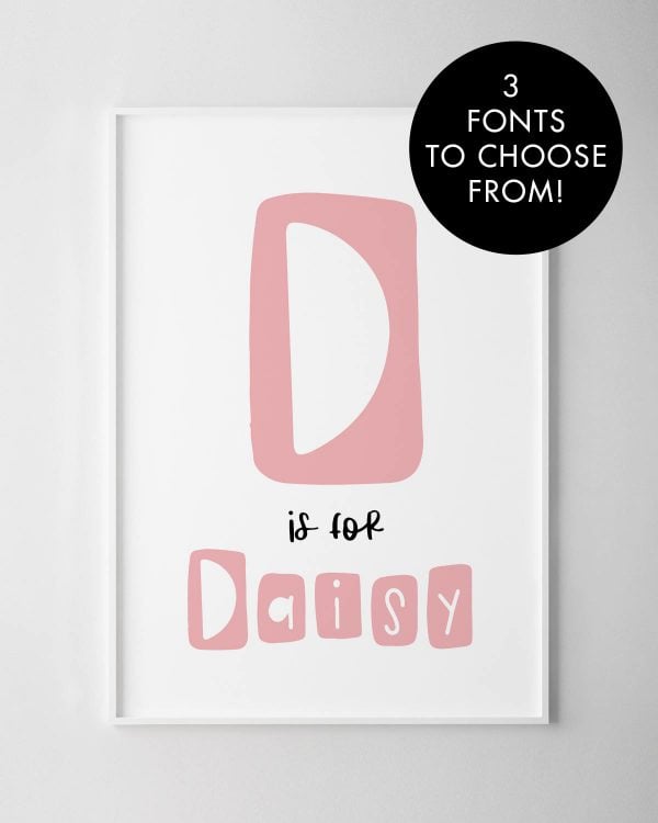 Personalised Kids Name Print