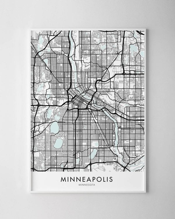 Minneapolis Map Print