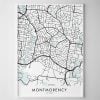 Melbourne – Montmorency Map Print