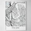 Brisbane – New Farm Map Print