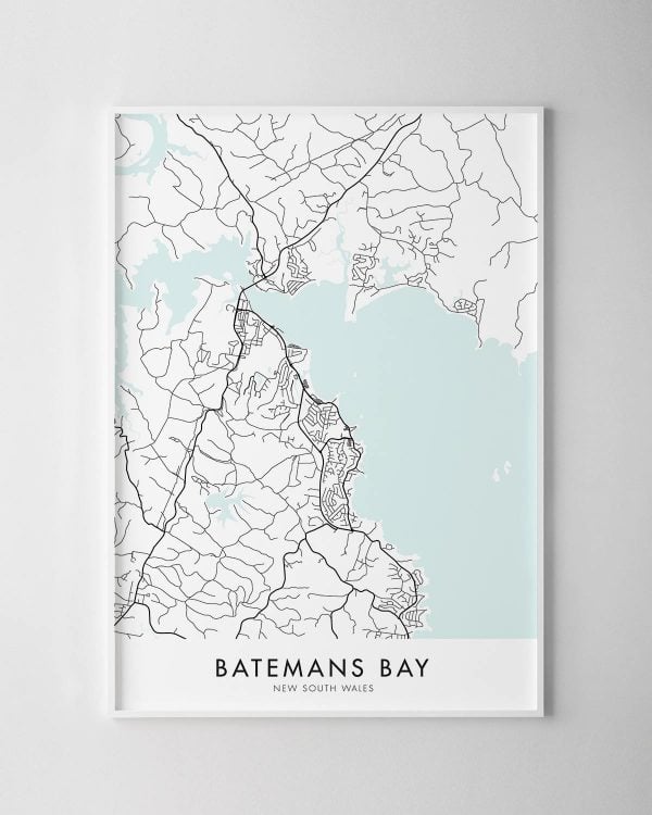 Batemans Bay Map Print