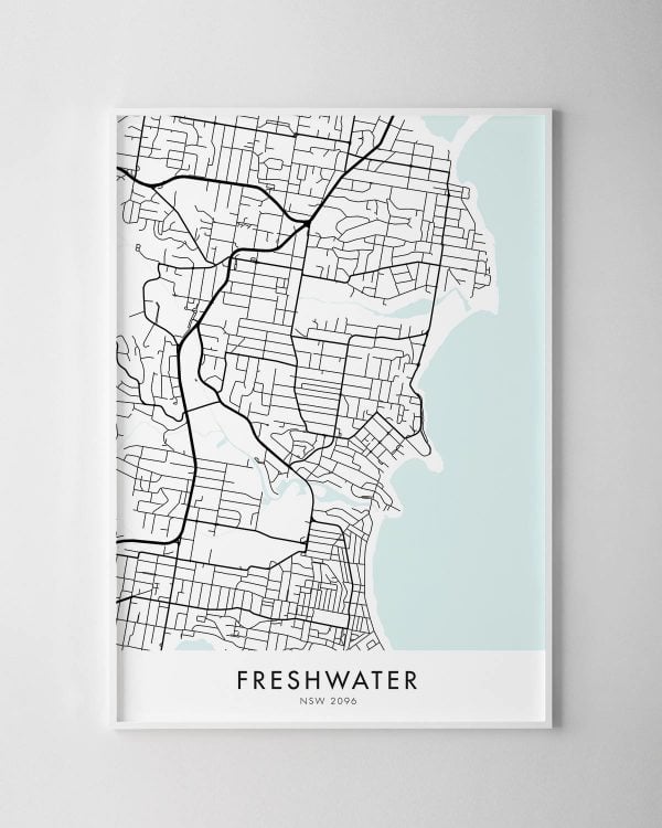 Sydney – Freshwater Map Print
