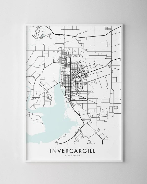 Invergargill Map Print