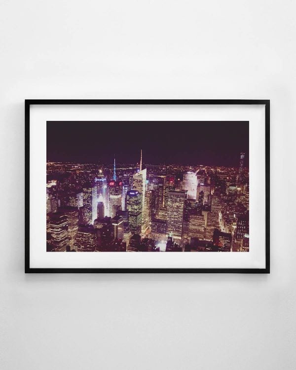 New York at Night Print