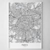 Paris Map Print