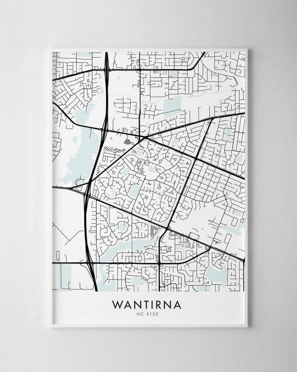 Melbourne – Wantirna Map Print
