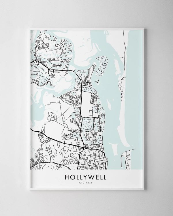 Gold Coast – Hollywell Map Print