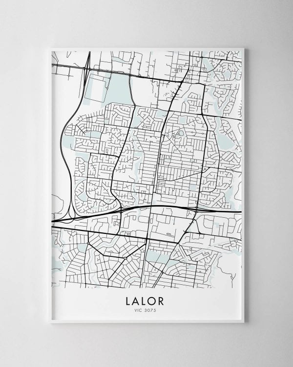 Melbourne – Lalor Map Print