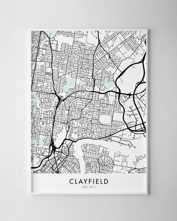 Brisbane – Clayfield Map Print