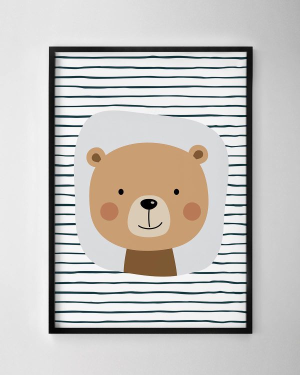 Bear Print - Stripes