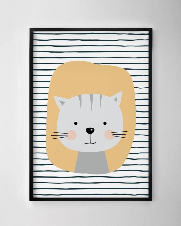 Cat Print - Stripes