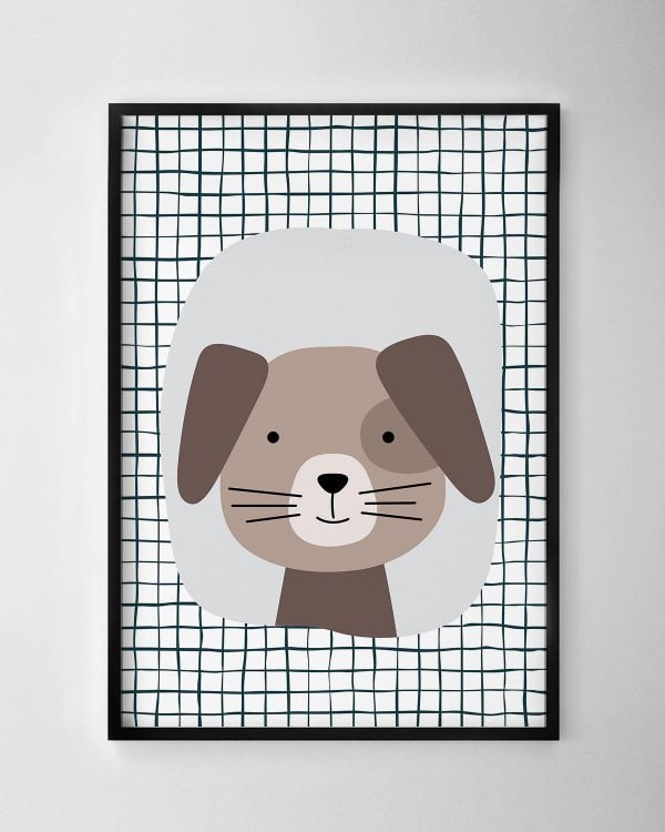 Dog Print - Checkered