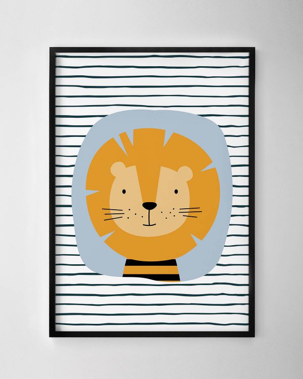 Lion Print - Stripes