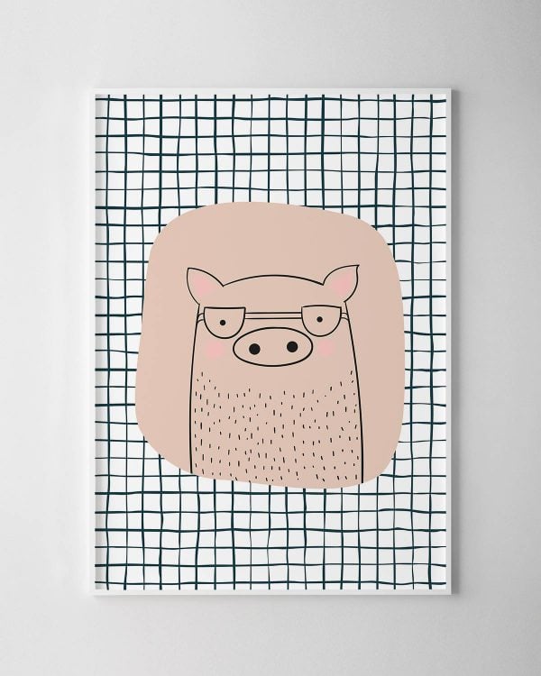 Pig Print - Checkered