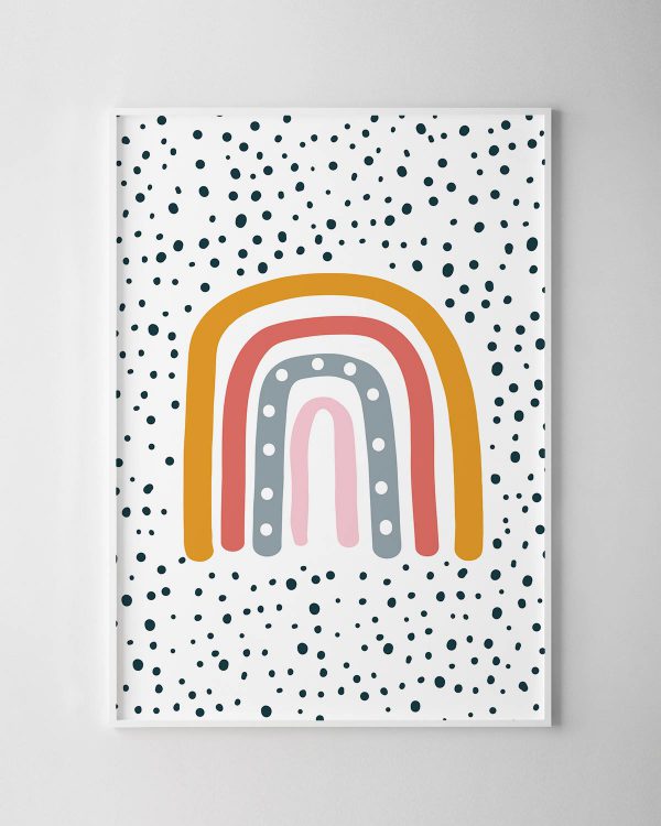 Rainbow Print - Yellow