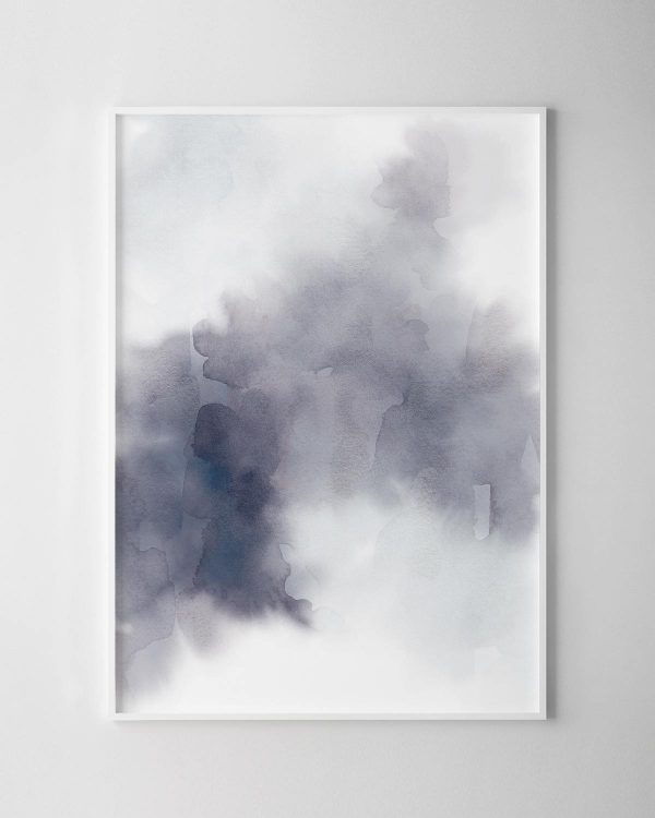 Cloudy Print - Blue
