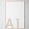 A1 Natural Poster Frame