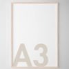A3 Natural Poster Frame