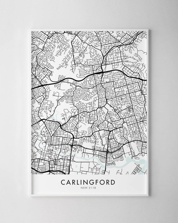 Sydney – Carlingford Map Print