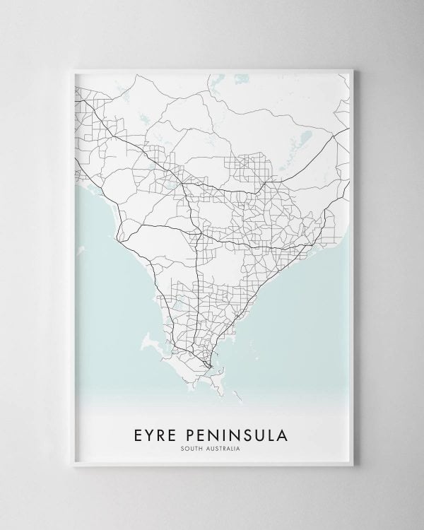 Eyre Peninsula Map Print