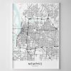 Memphis Map Print