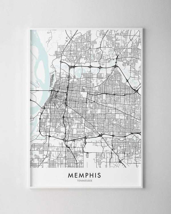 Memphis Map Print