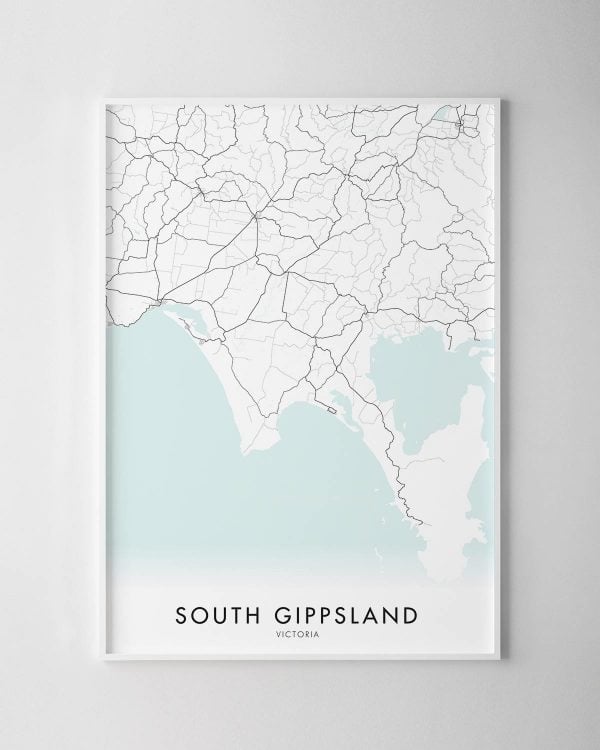 South Gippsland Map Print