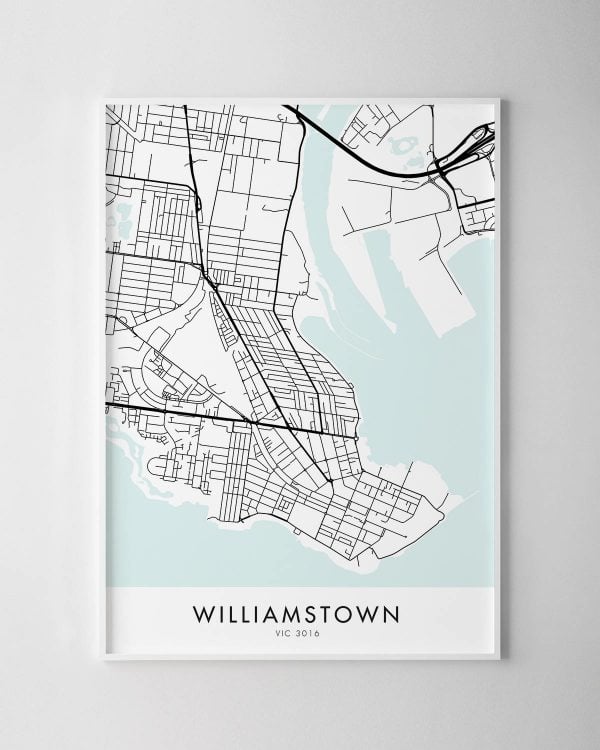 Melbourne – Williamstown Map Print