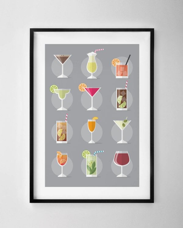 Cocktails Print