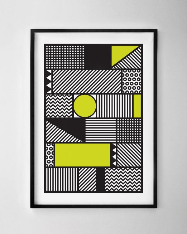 Geo Print – Lime